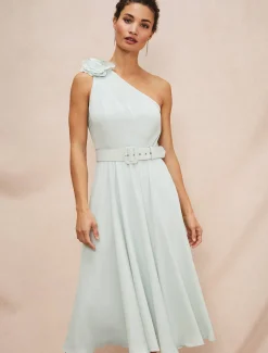 Kiki One Shoulder Midi Dress