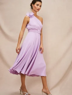 Kiki One Shoulder Midi Dress