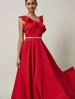 Kimmy Ruffle Embellished Maxi Dress