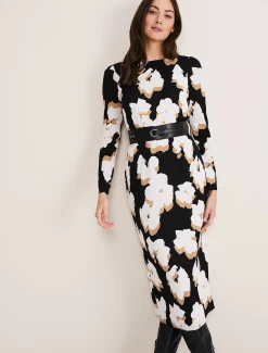 Kinzlee Printed Jersey Dress
