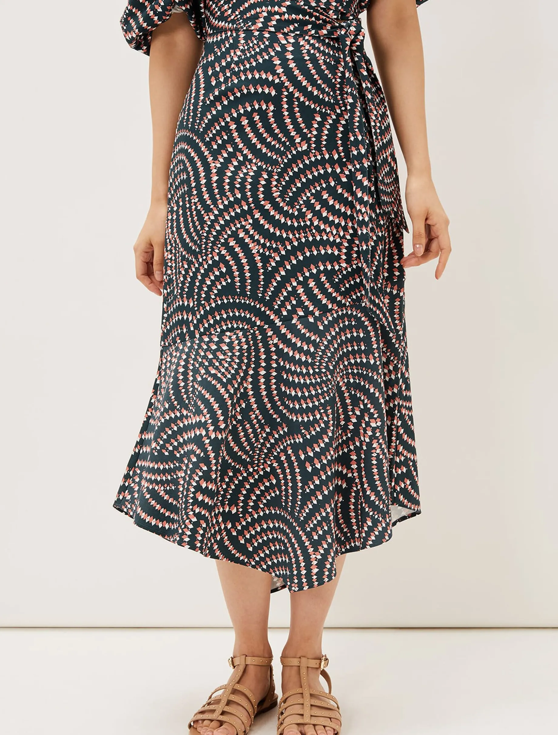 Kiri Geometric Co-Ord Skirt