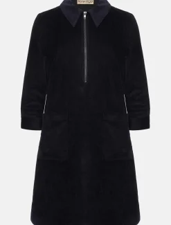 Kirsty Corduroy Zip Front Dress