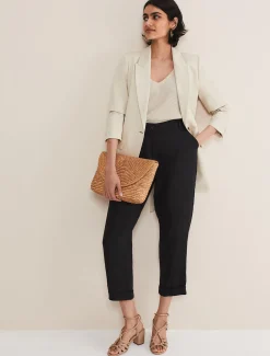Klarra Tapered Linen Trouser