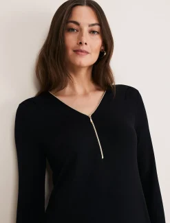 Kloe Zip Detail Top