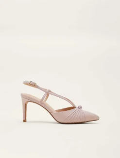 Knot Detail Slingback Heels