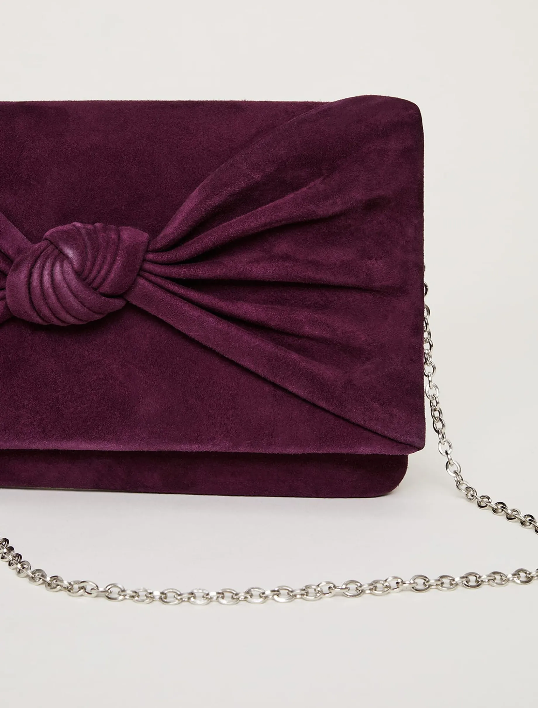 Knot Front Clutch Bag