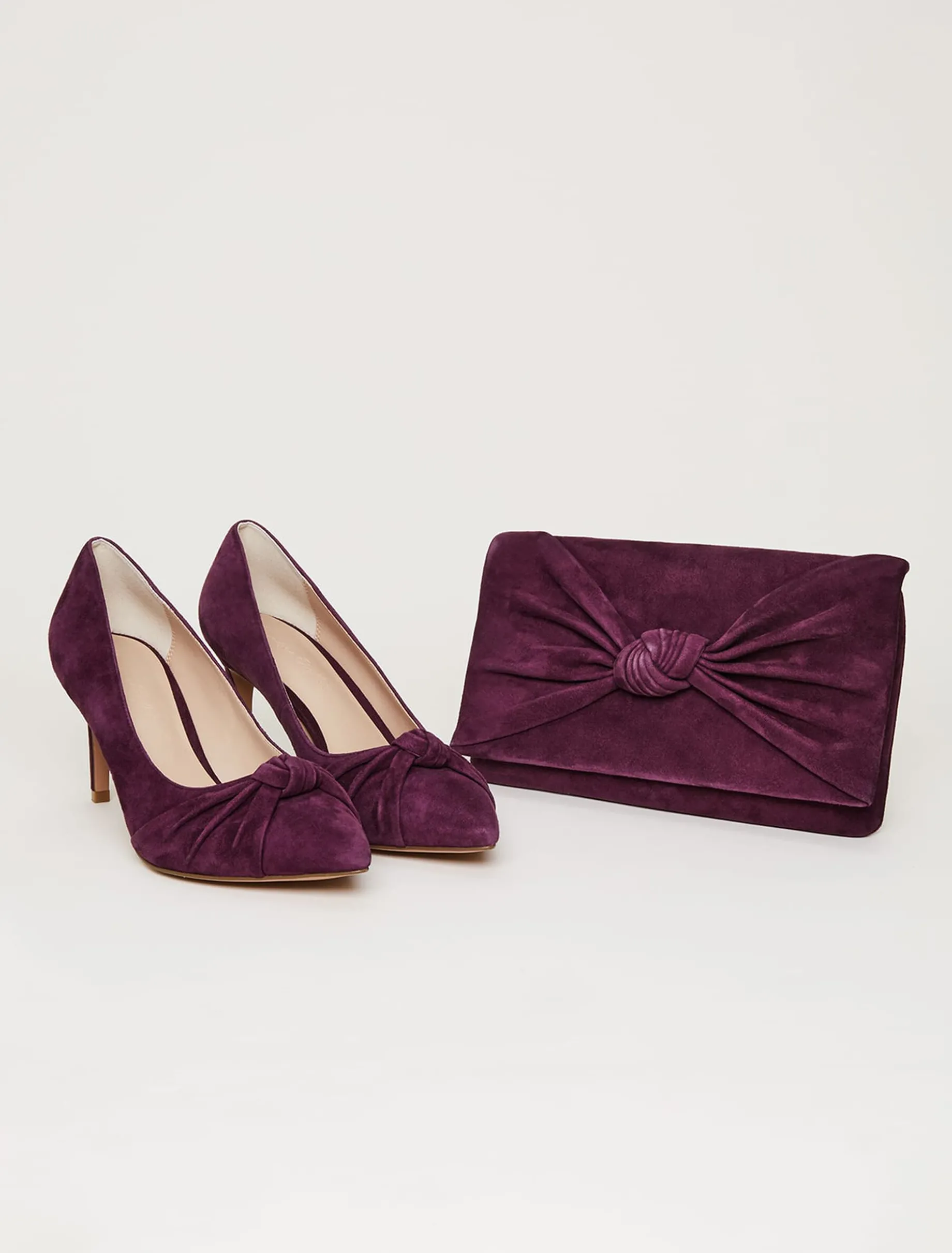Knot Front Clutch Bag