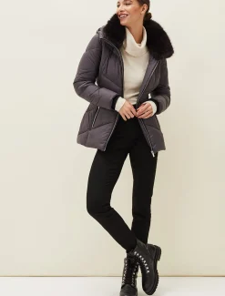 Krissy Short High Shine Puffer Coat