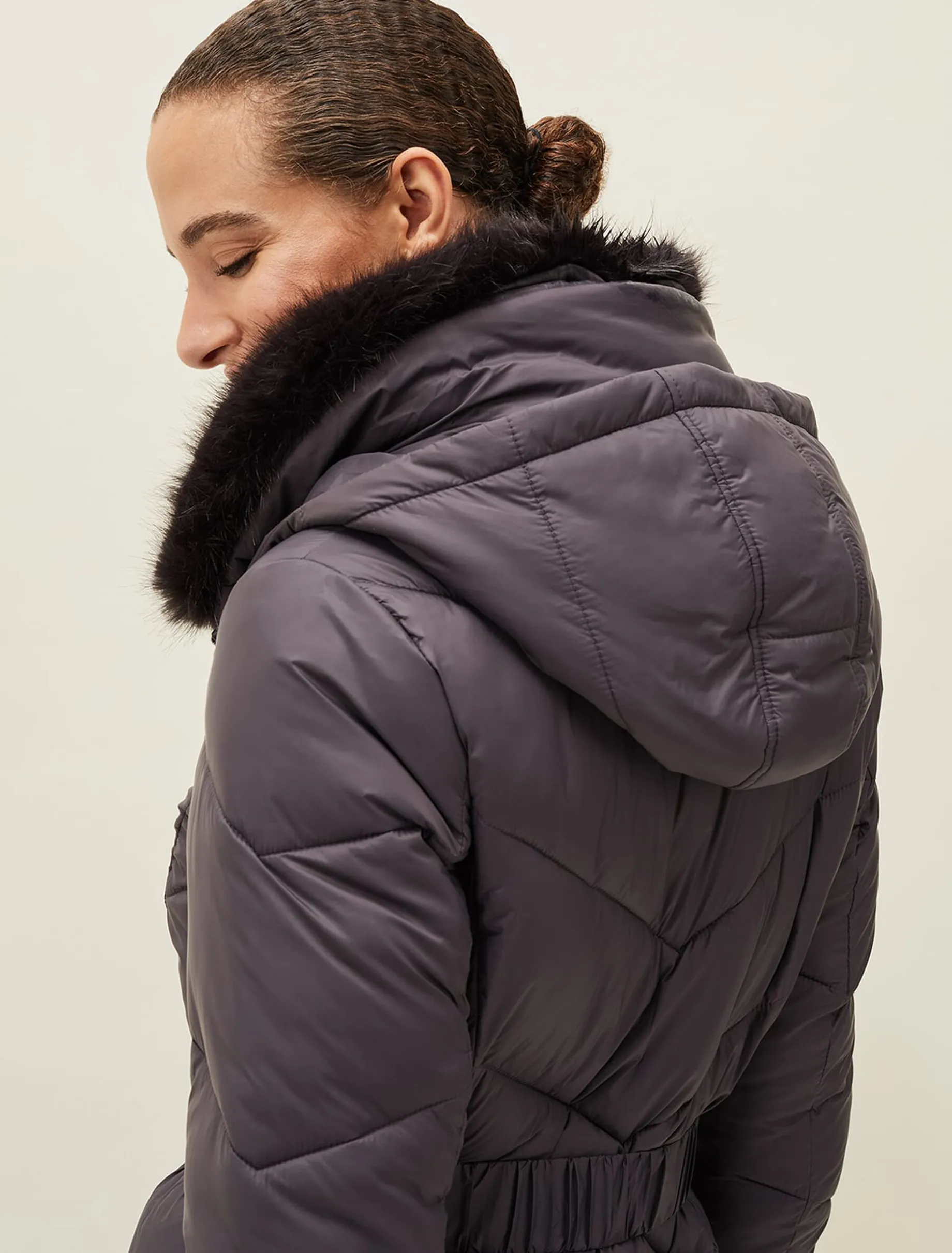 Krissy Short High Shine Puffer Coat