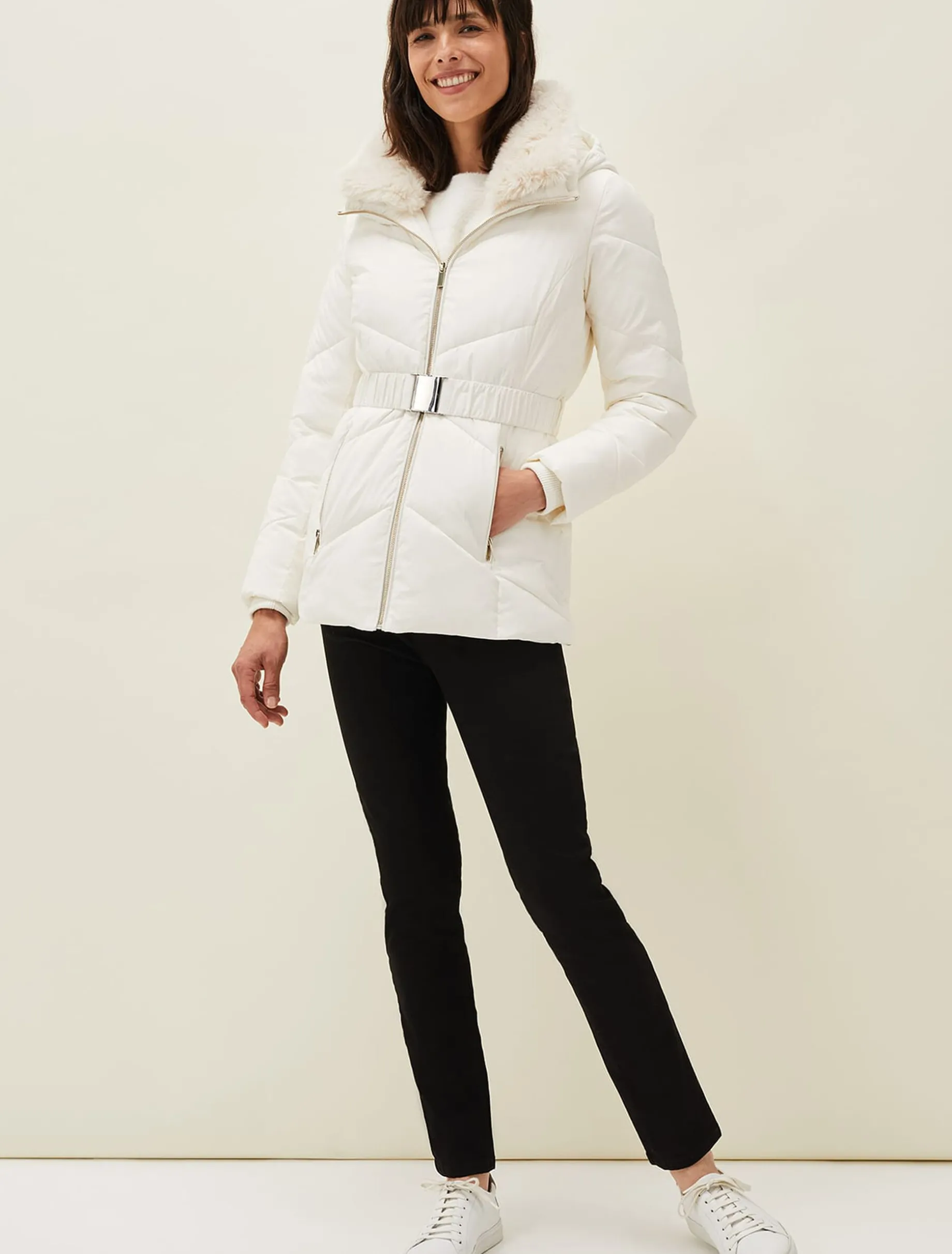 Krissy Short High Shine Puffer Coat
