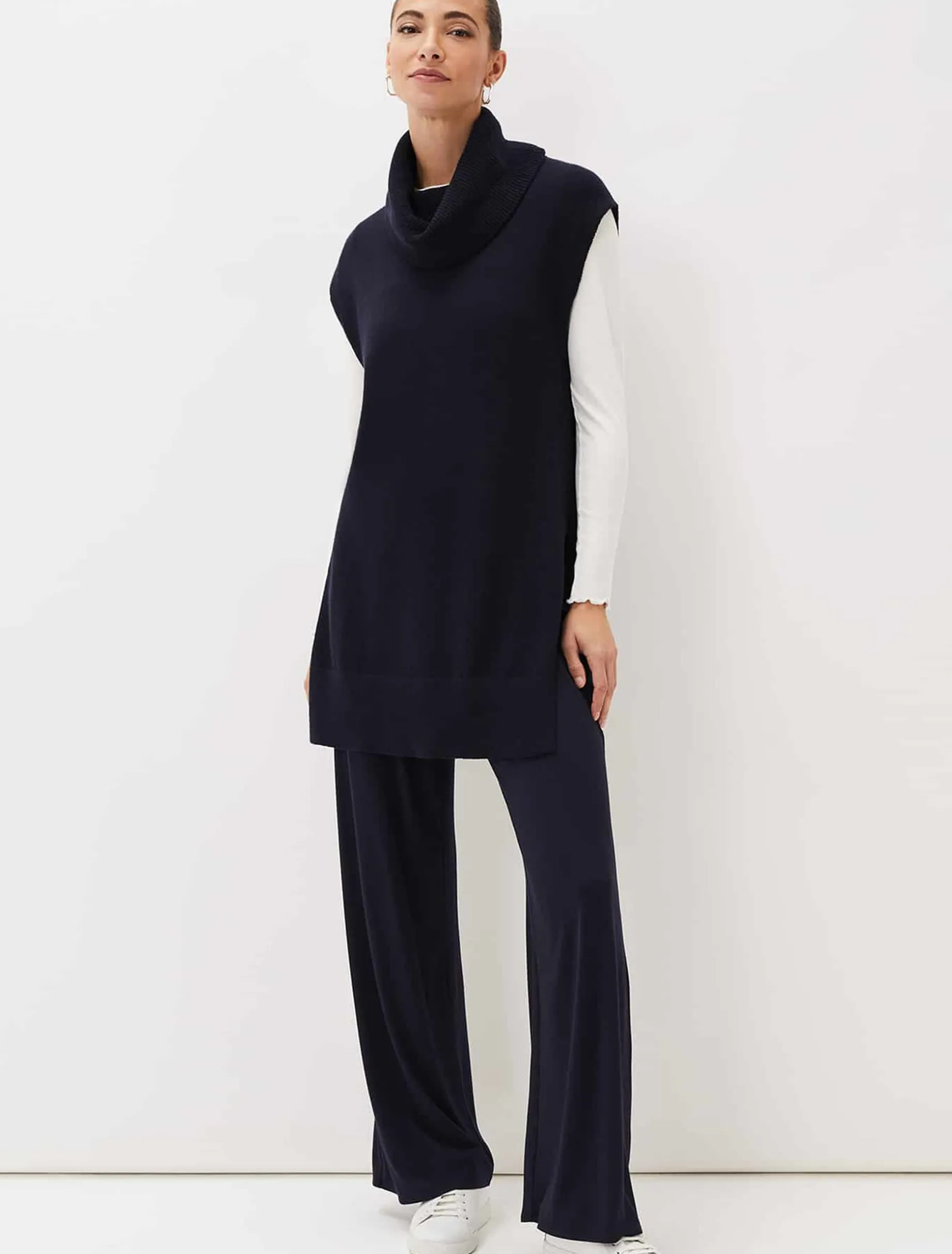 Kysa Knitted Sleeveless Tunic