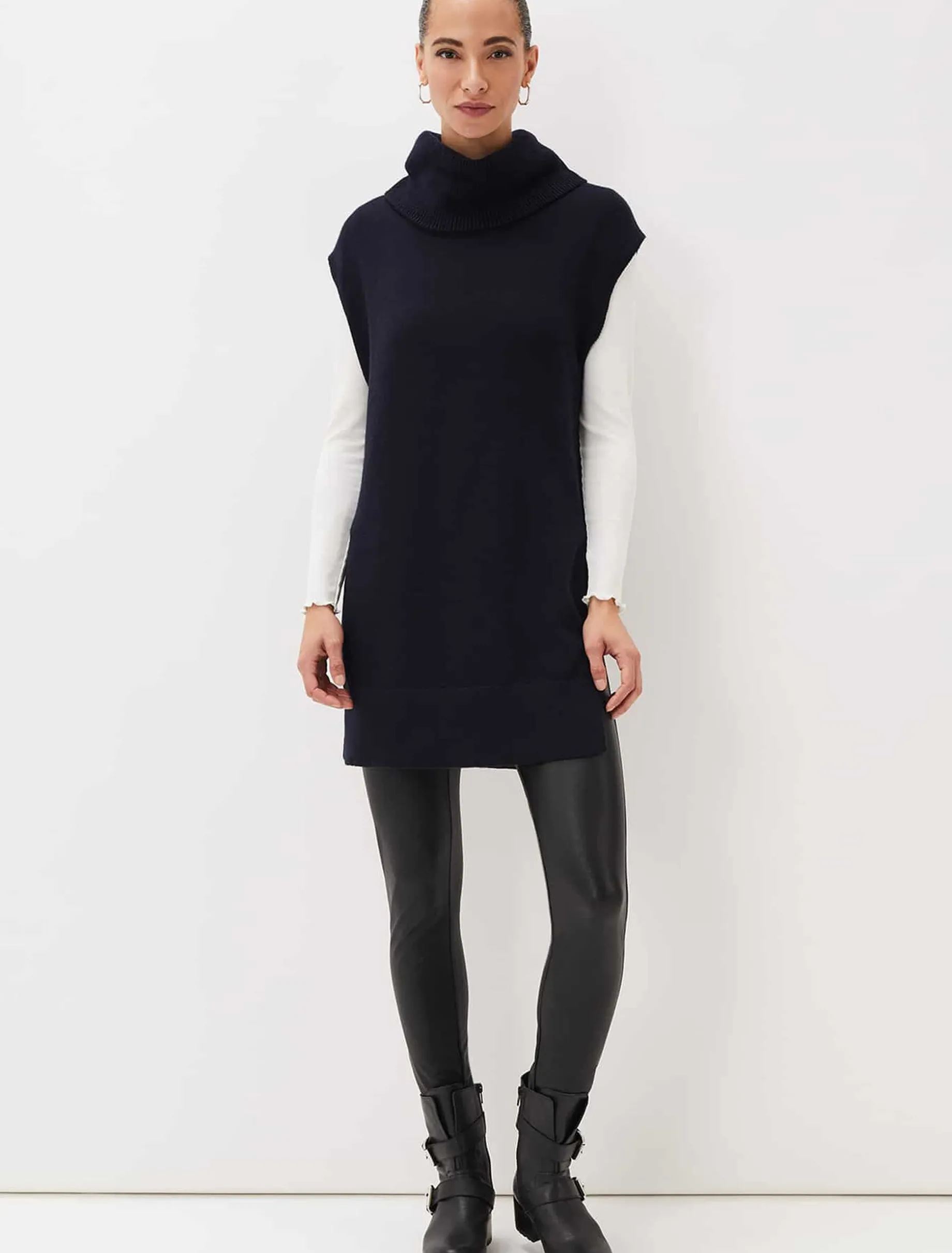 Kysa Knitted Sleeveless Tunic