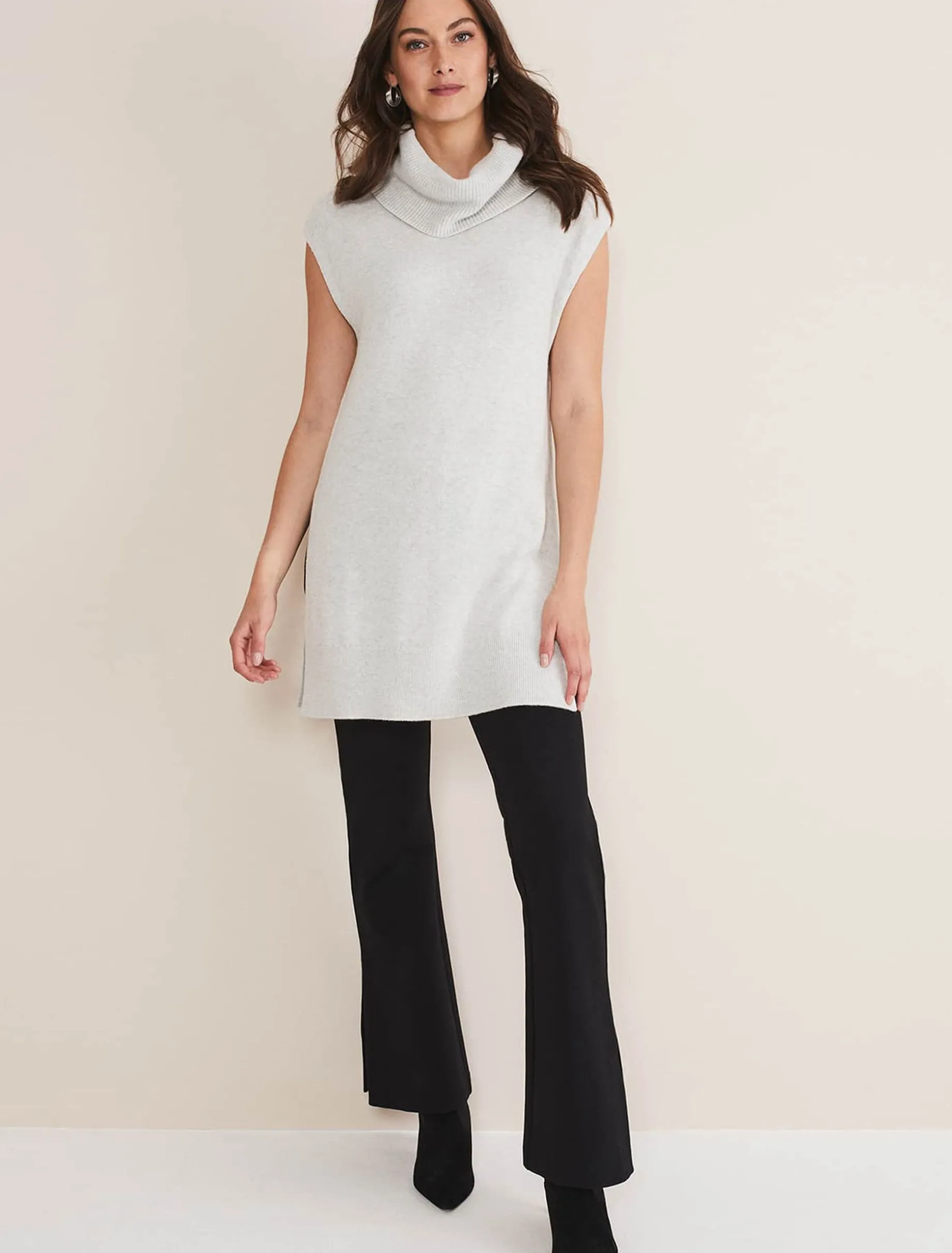 Kysa Knitted Sleeveless Tunic