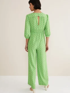 Lacey Abstract Wide Leg Jumpsuit