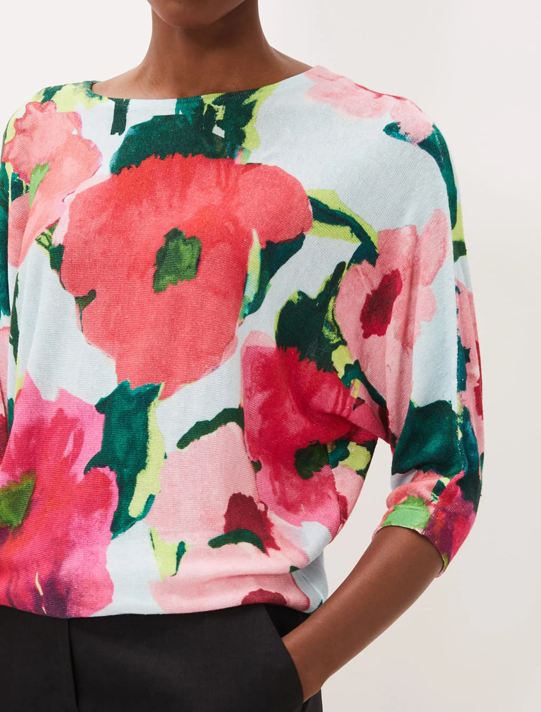 Lanan Linen Floral Jumper