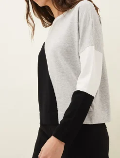 Laura Colourblock Fine Knit Jumper
