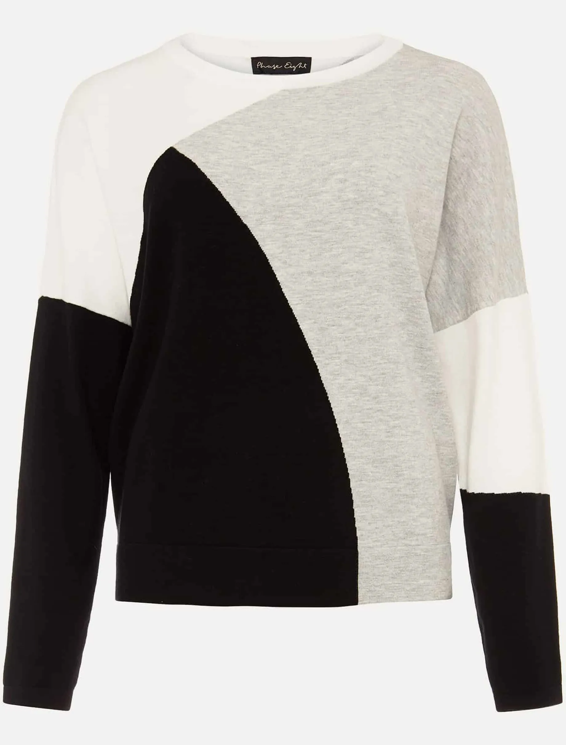 Laura Colourblock Fine Knit Jumper