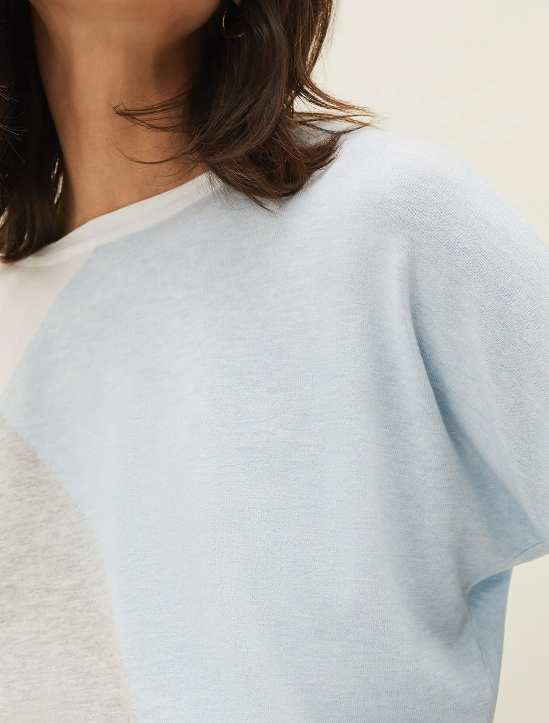 Laura Colourblock Intarsia Jumper