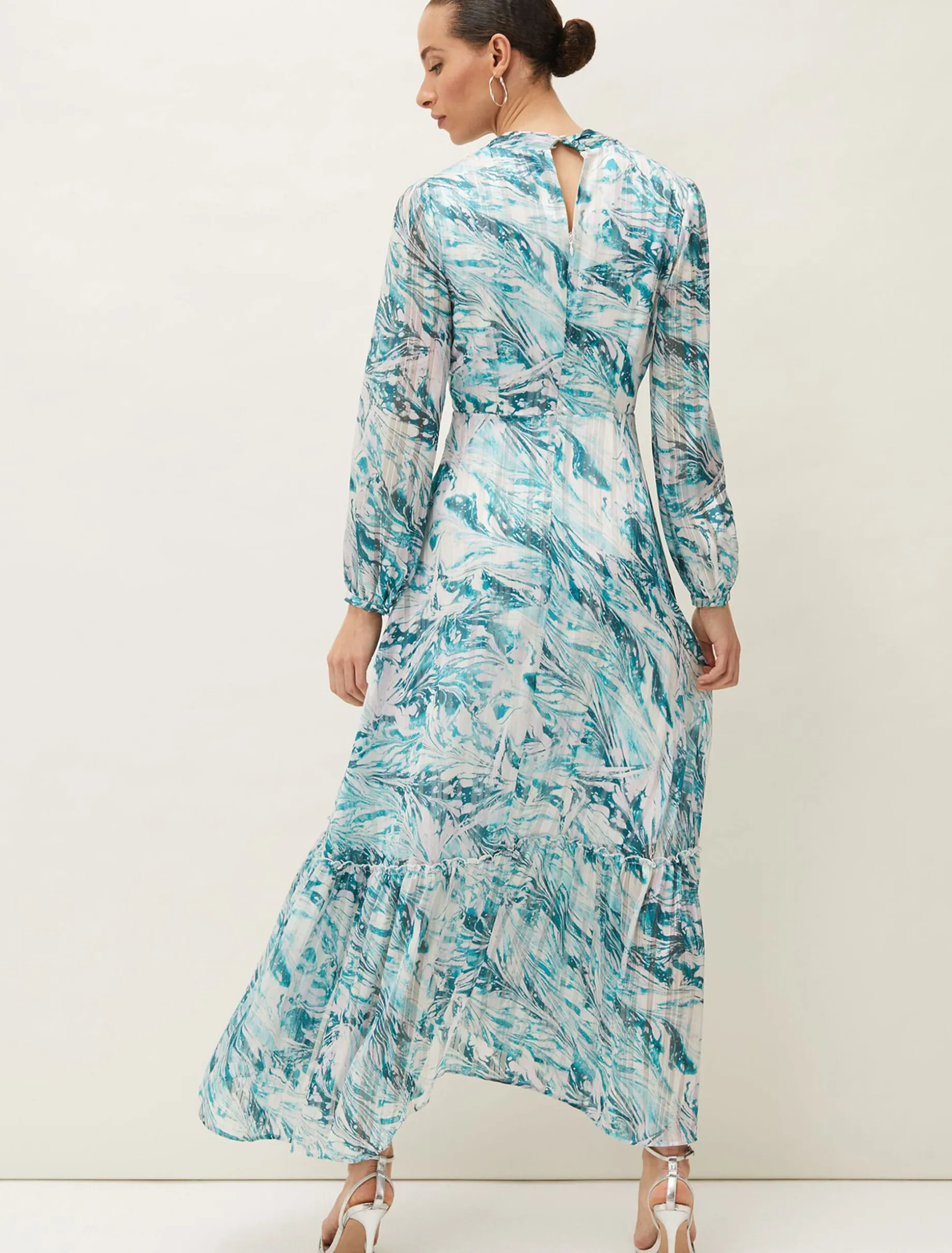 Lauretta Abstract Print Maxi Dress