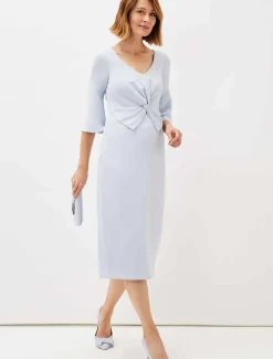 Layla Bow Detail Fitted Dress