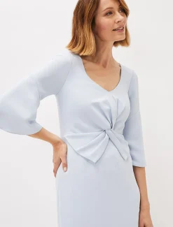 Layla Bow Detail Fitted Dress