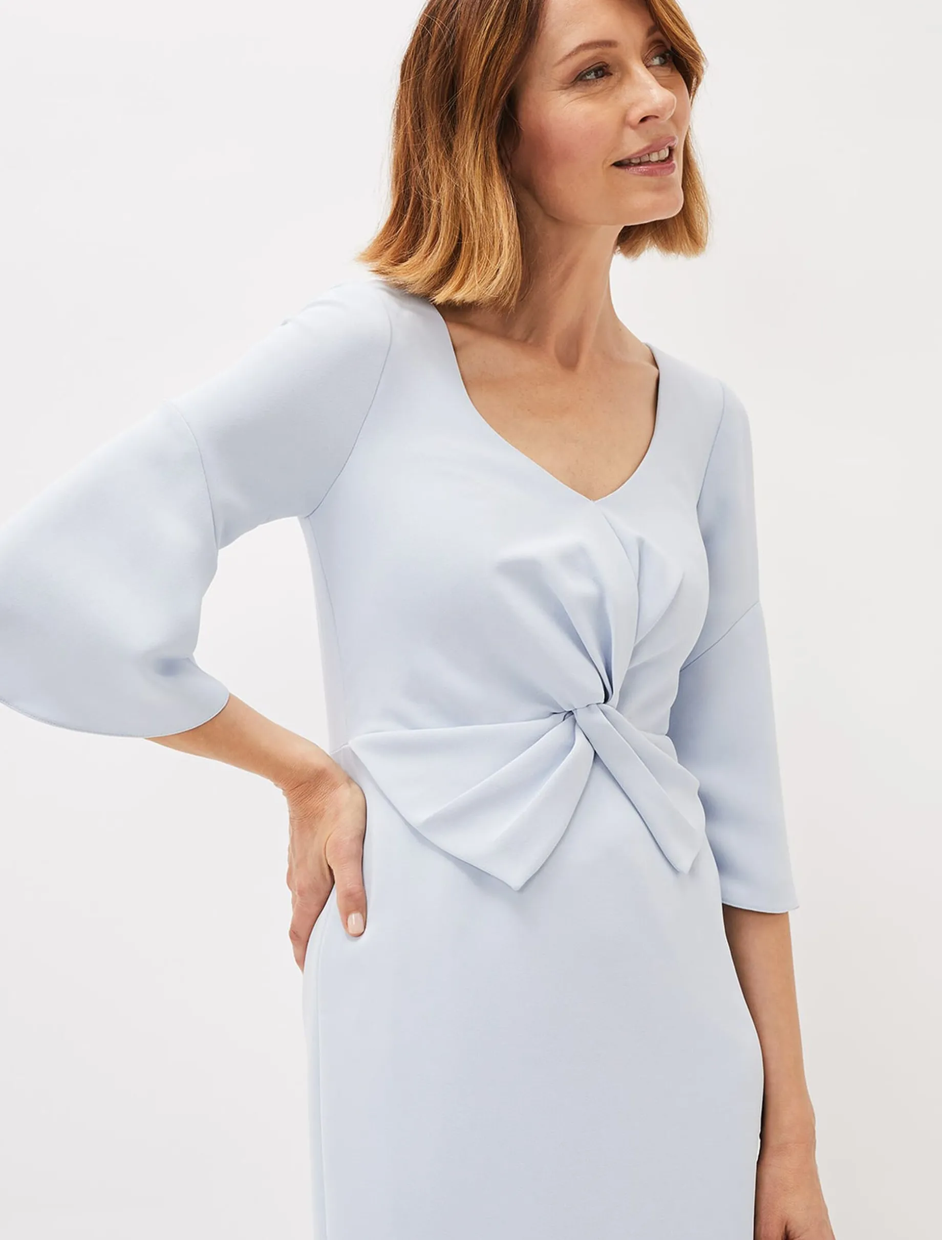 Layla Bow Detail Fitted Dress