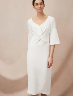 Layla Bow Midi Dress