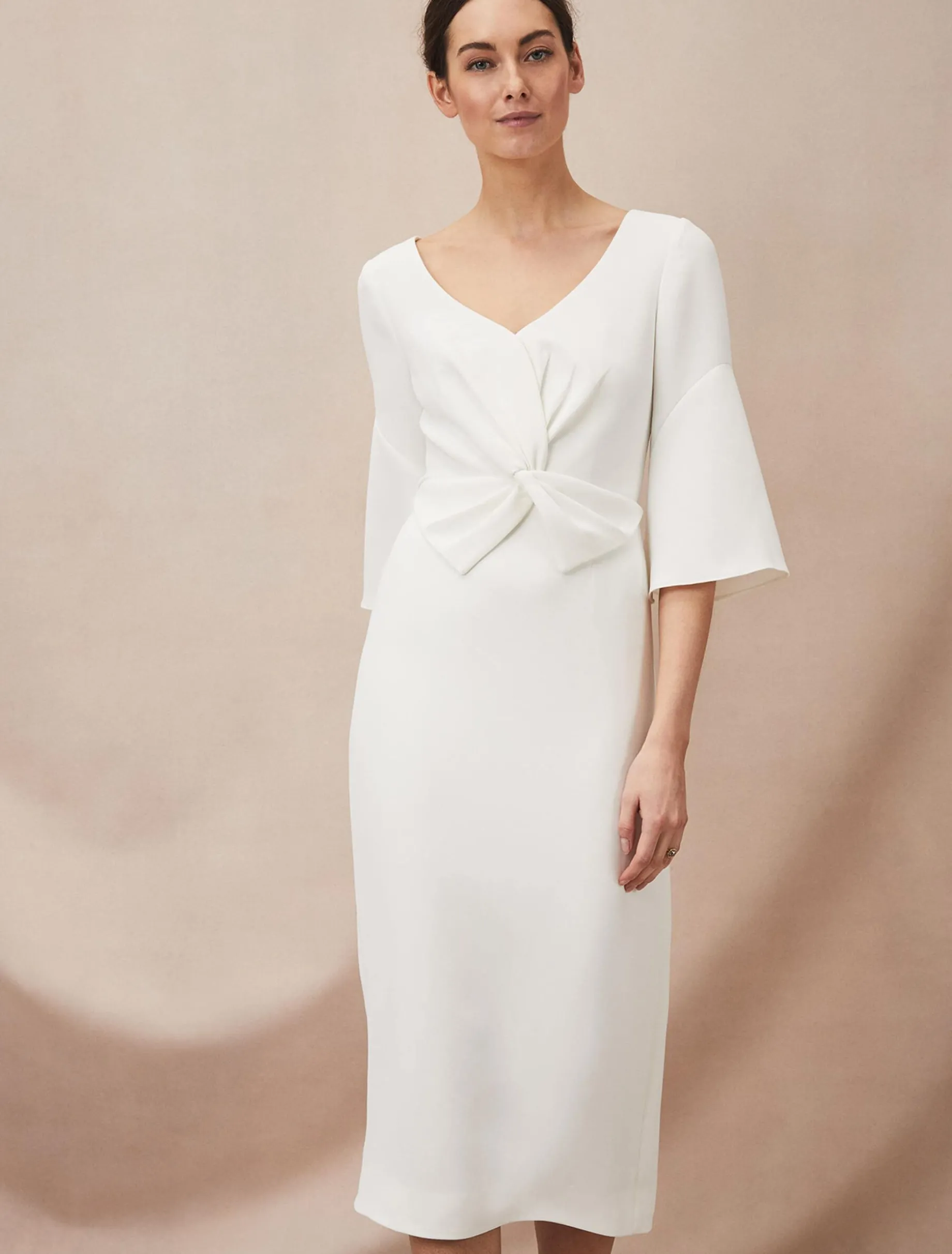 Layla Bow Midi Dress