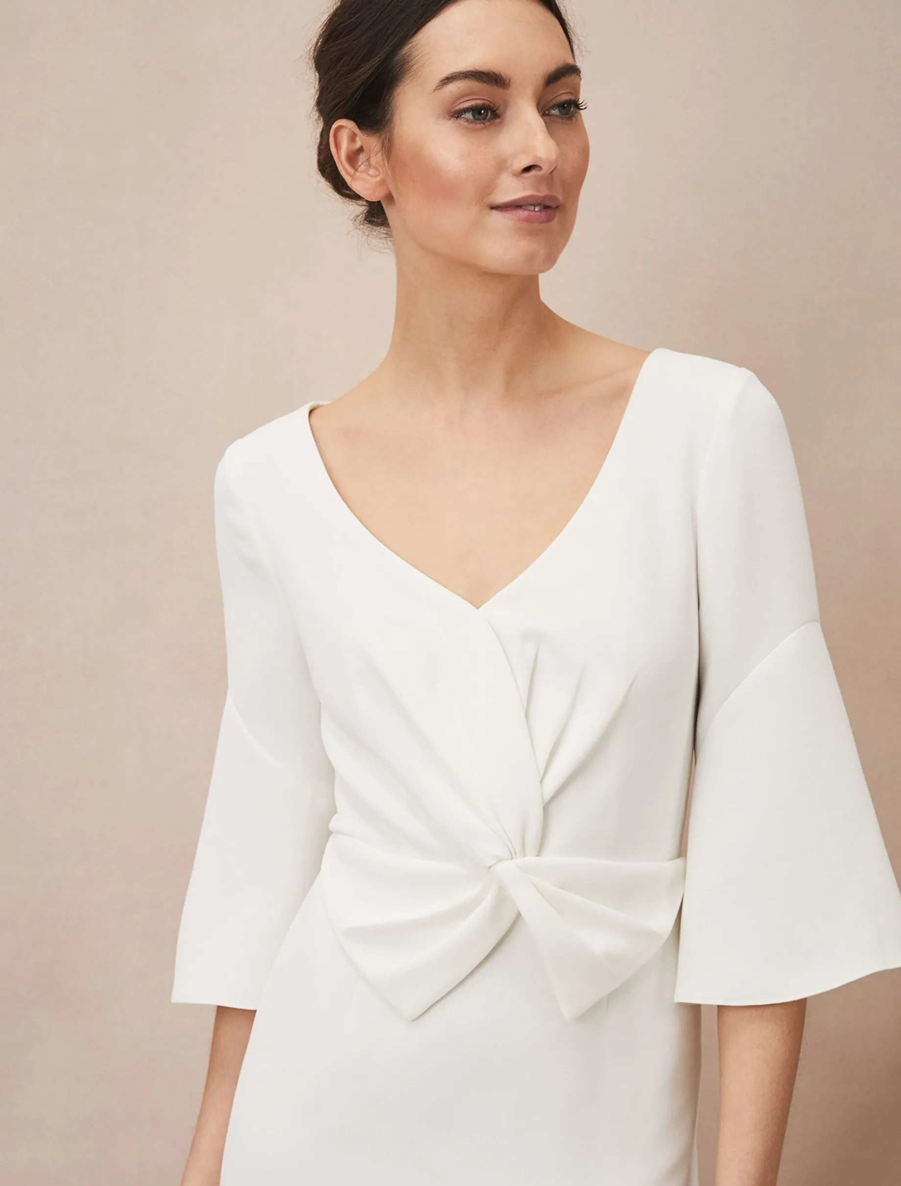 Layla Bow Midi Dress