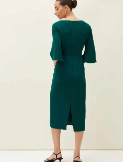 Layla Bow Midi Dress