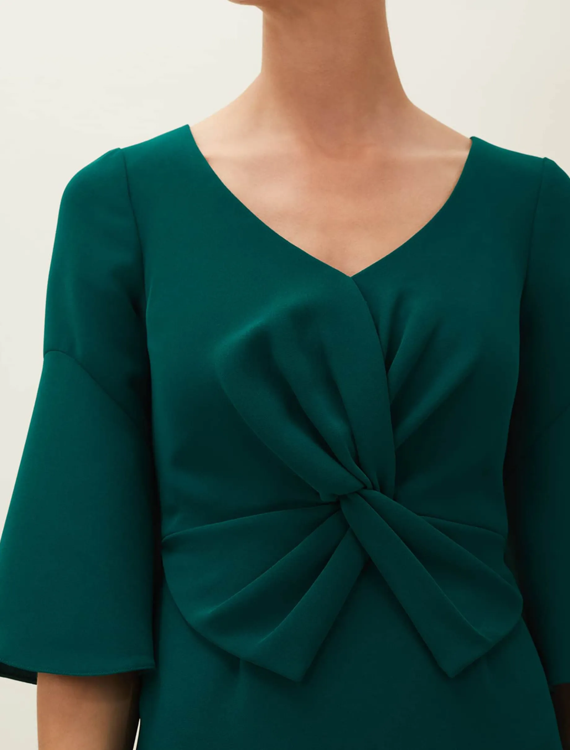 Layla Bow Midi Dress