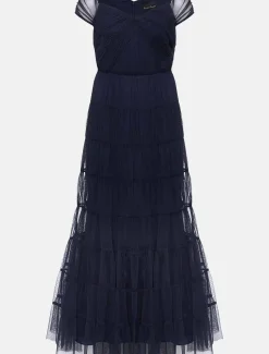 Layla Tulle Tiered Maxi Dress