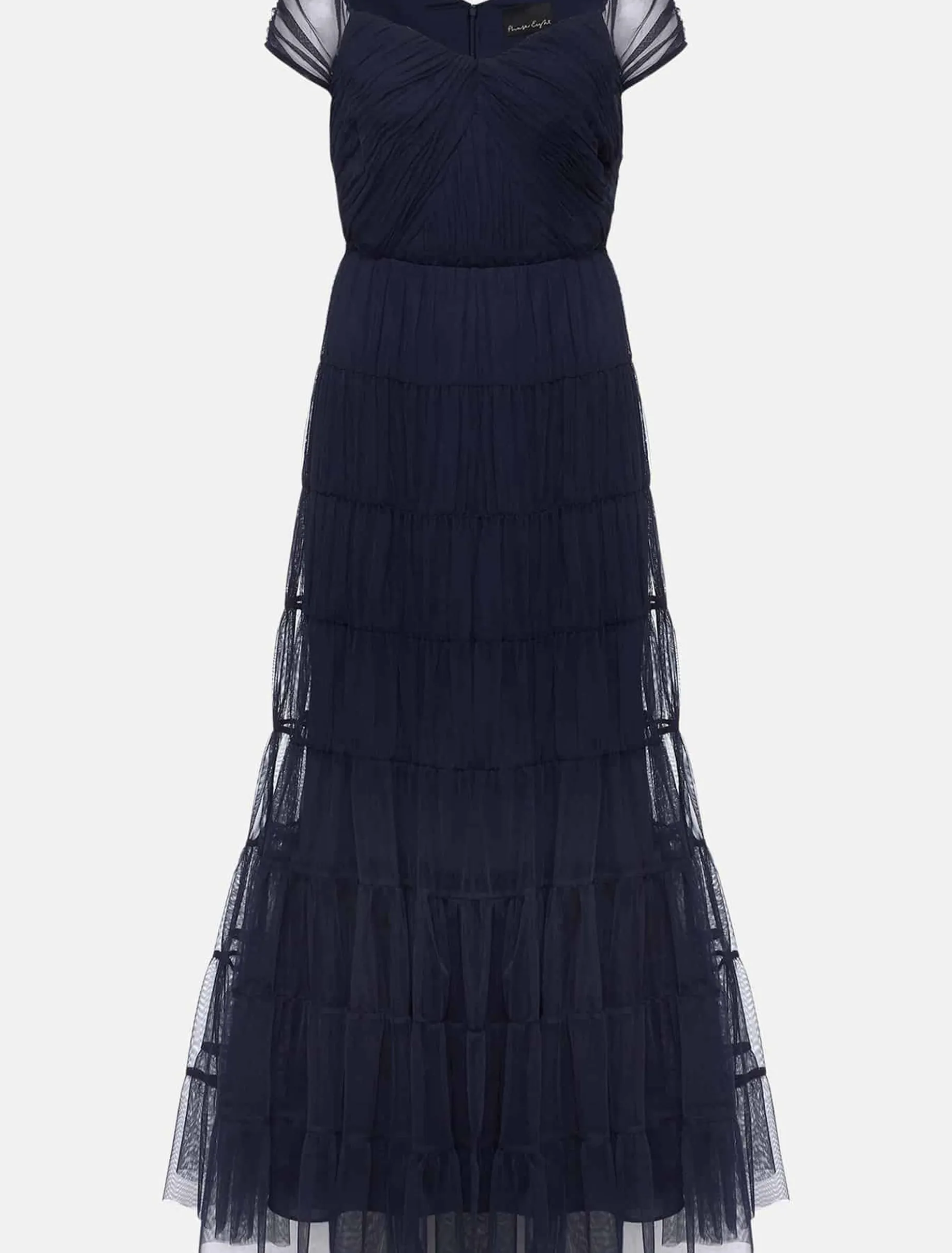 Layla Tulle Tiered Maxi Dress