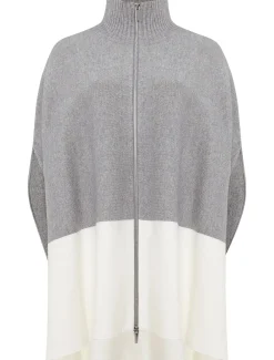 Leaha Colourblock Double Ended Zip Cape
