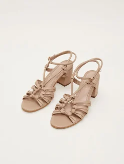 Leather Ankle Strap Sandal Shoe