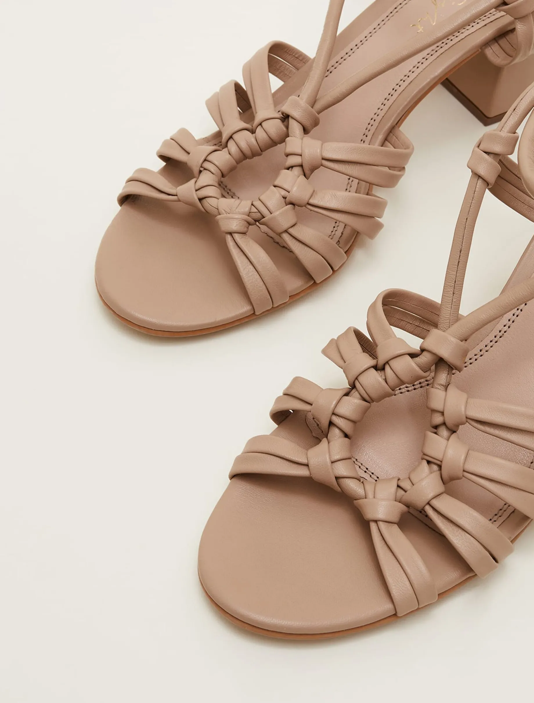 Leather Ankle Strap Sandal Shoe
