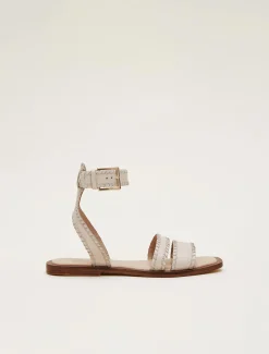 Leather Flat Sandals