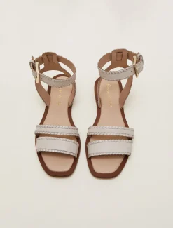 Leather Flat Sandals