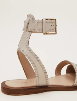 Leather Flat Sandals
