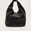 Leather Hobo Slouch Bag