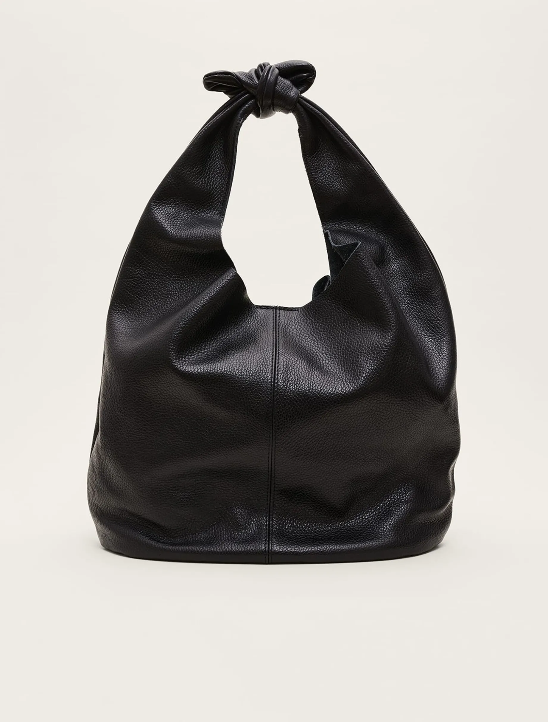 Leather Hobo Slouch Bag