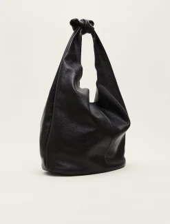 Leather Hobo Slouch Bag