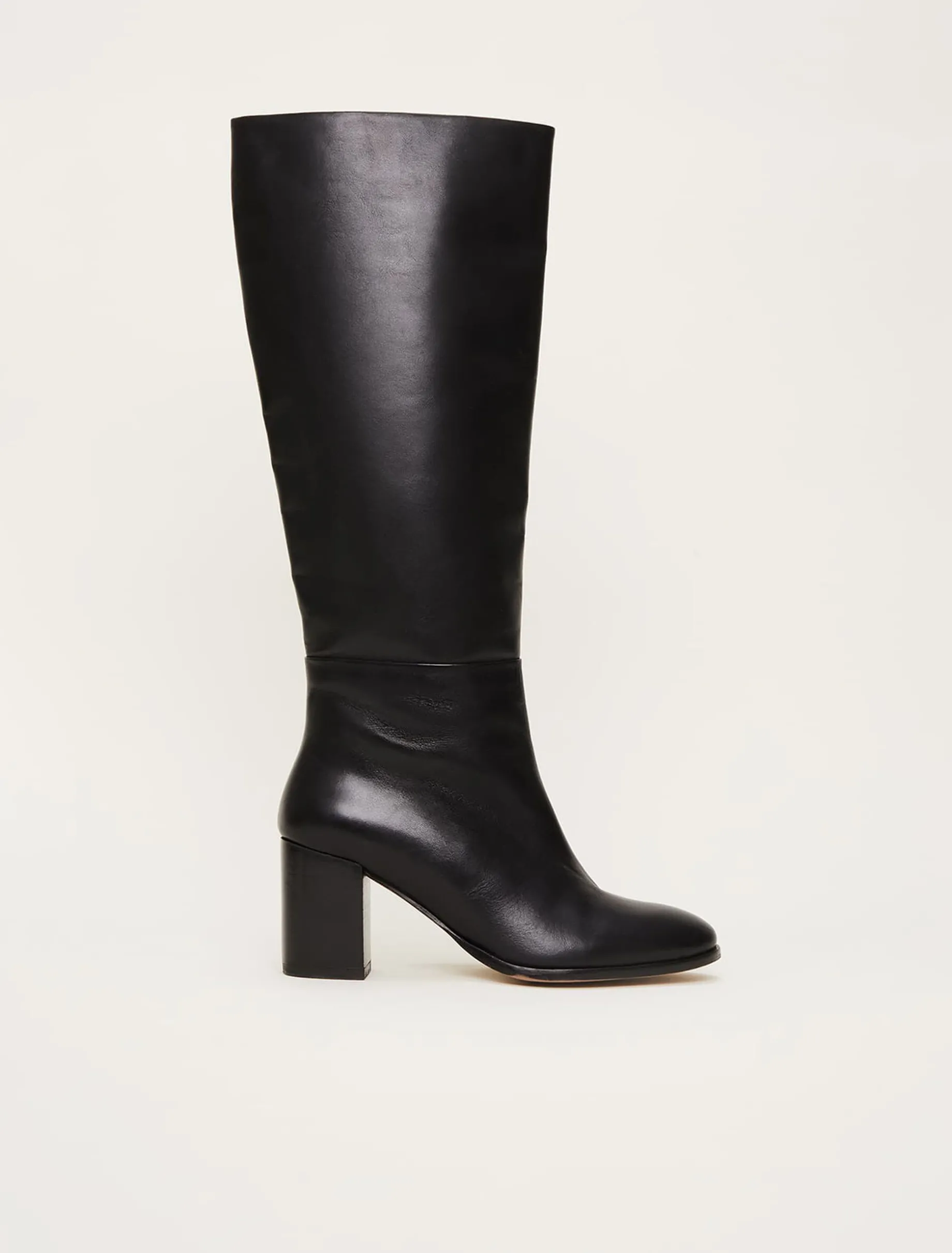 Leather Knee High Boots