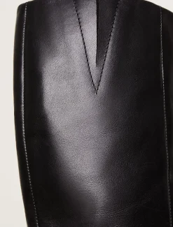Leather Knee High Boots