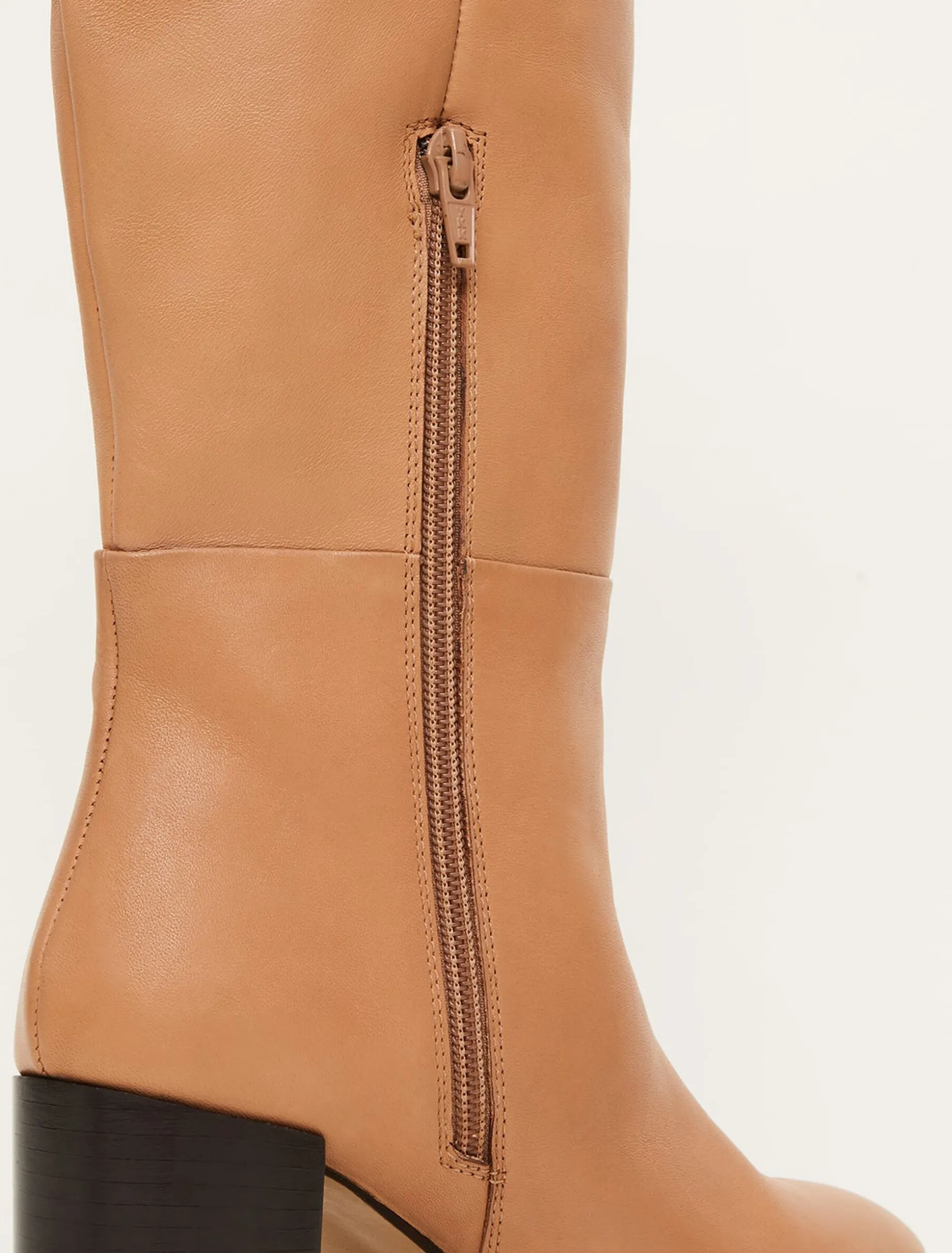 Leather Knee High Boots
