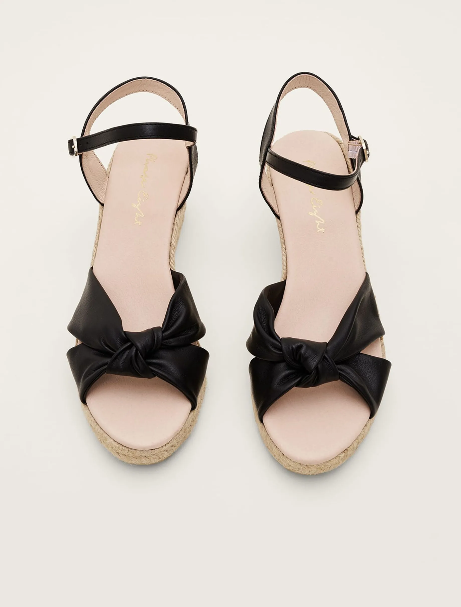 Leather Knot Espadrille