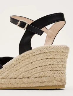 Leather Knot Espadrille
