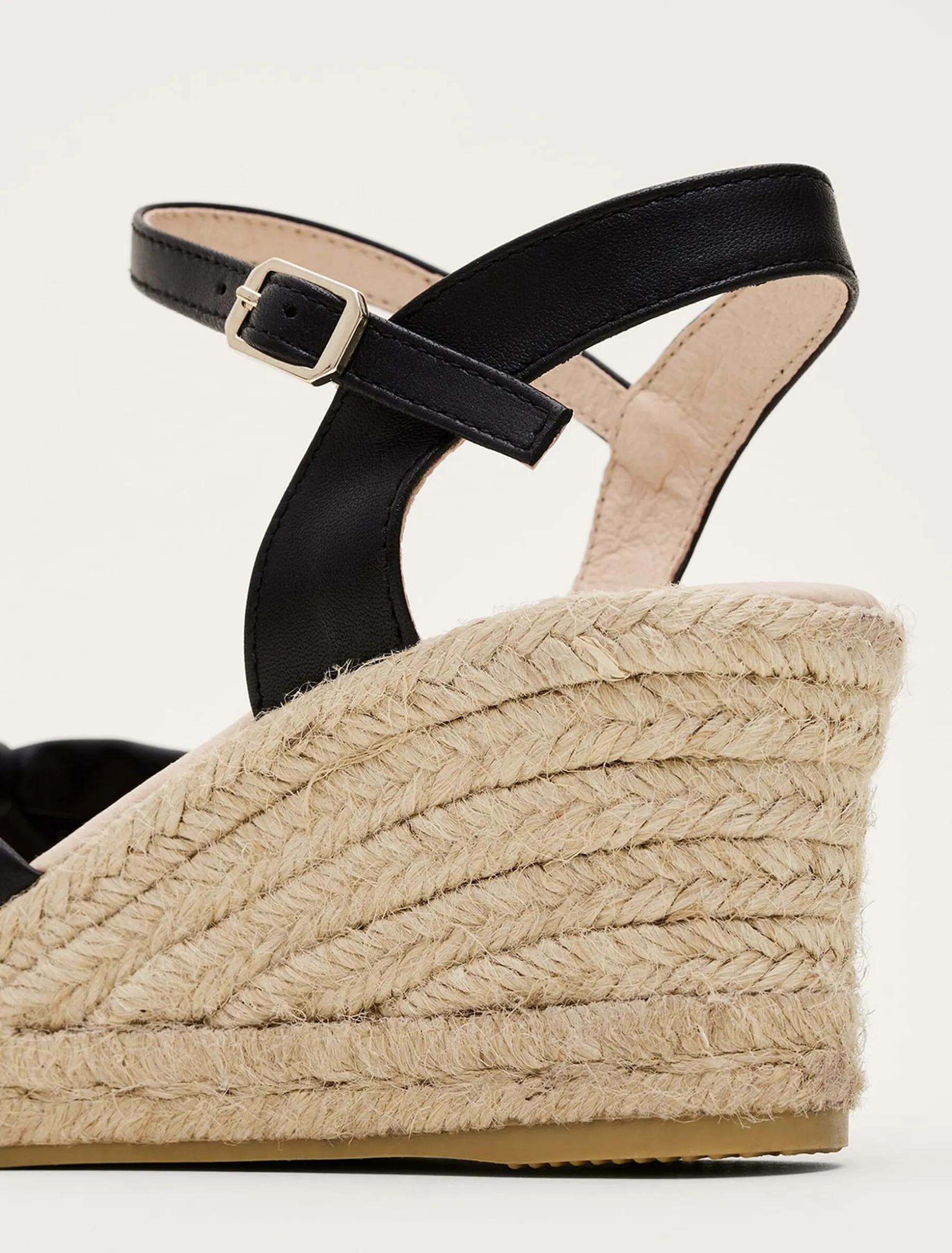 Leather Knot Espadrille