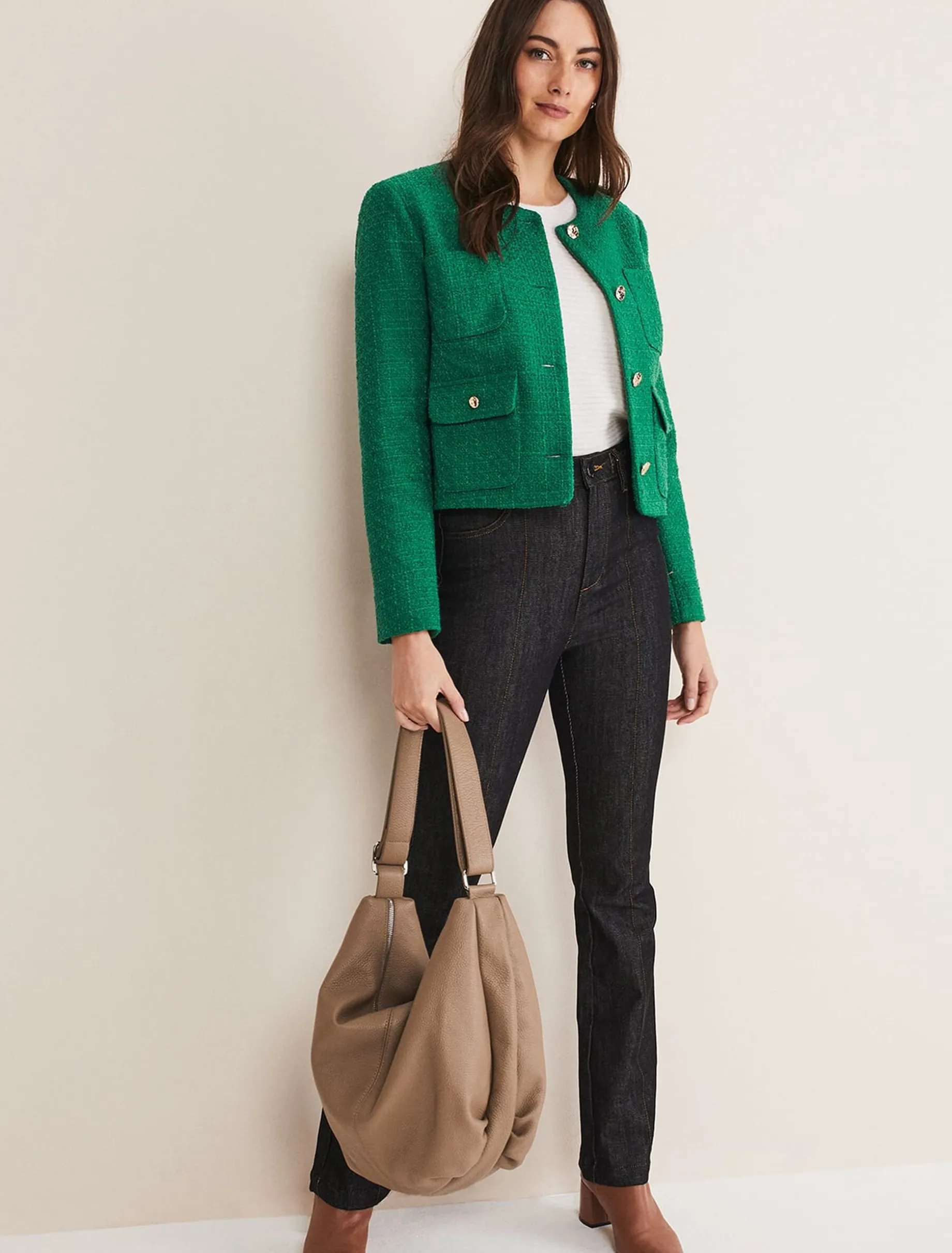 Leather Shopper Bag