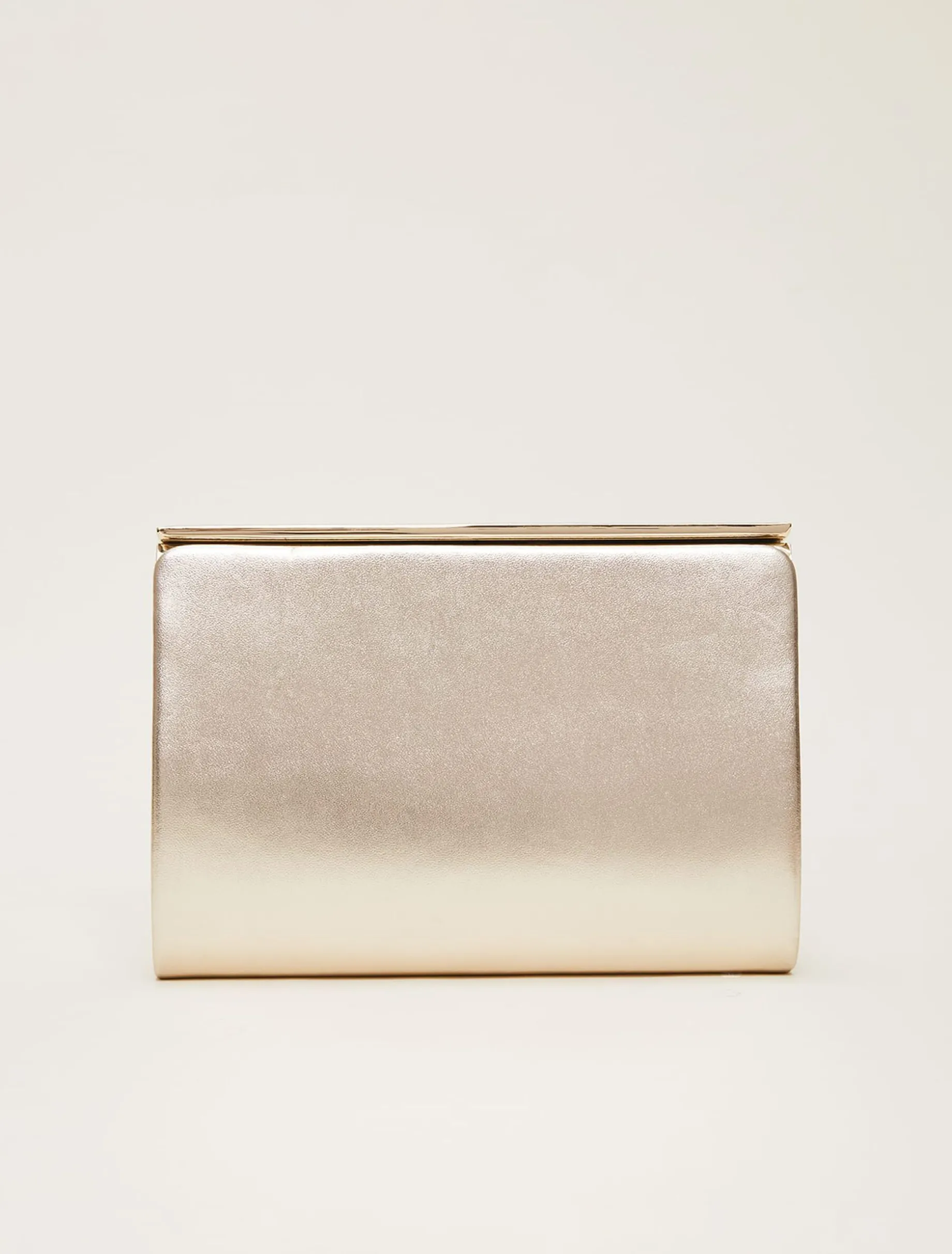 Leather Slim Clutch Bag